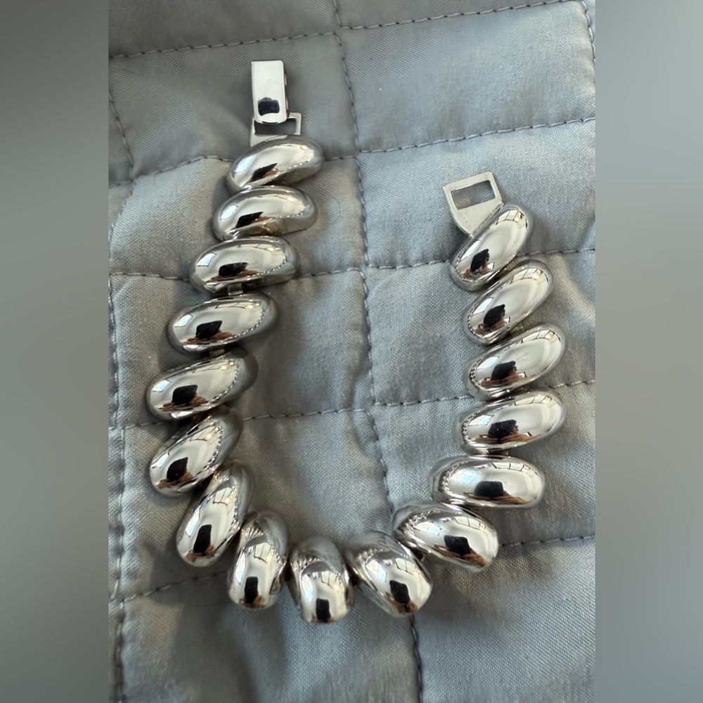 ✨ Silver-Tone Chunky Link Costume Bracelet ✨
